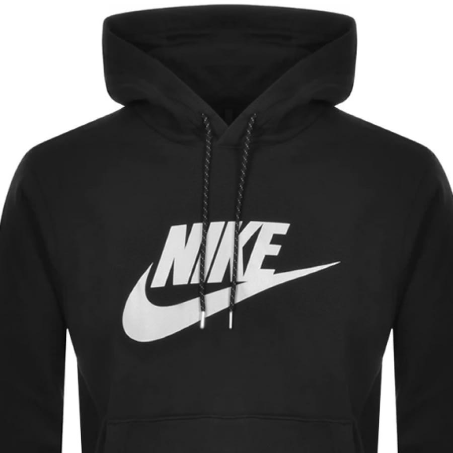 Alternative Image for ProductNike Logo Hoodie Black2